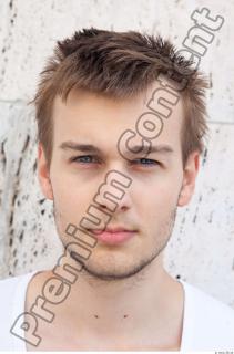 b0001 Young man head reference 0001